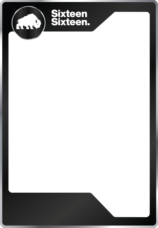 Hockey card frame